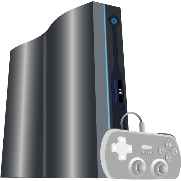 Zeebo Video game console vector image