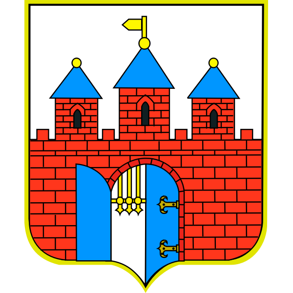 Vector illustration of coat of arms of Bydgoszcz City