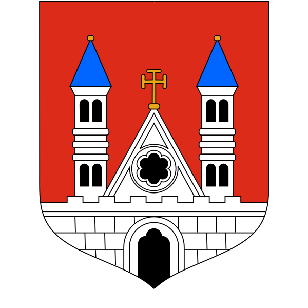 Vector coat of arms of Plock City