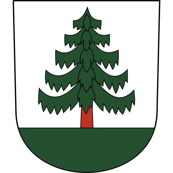 Vector image of coat of arms of Bauma City