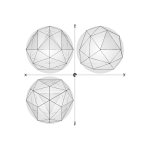 27 construction geodesic spheres recursive from tetrahedron