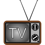 Old TV set vector illustration
