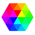 24 color hexagon