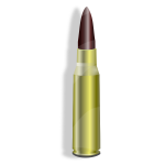 Vector graphics of bullet