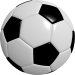 Photorealistic football ball vector image
