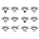 Cute emoji set
