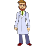 Doctor with a beard