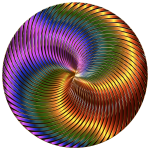 Shiny vortex in colors