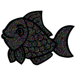 Fish Line Art Enhanced
