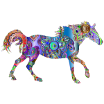 Decorated Horse Prismatic 3