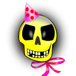 celebrating skull