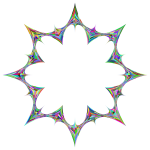 Stylized Checkered Geometric Frame 2 Prismatic