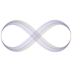 Abstract Prismatic Infinity Symbol V