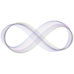 Abstract Prismatic Infinity Symbol VI