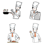 Cartoon Chef Illustrations