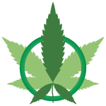 Marijuana Peace Symbol Variation 2