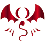 Fantasy Dragon Logo By Falco276 Crimson