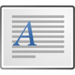 Horizontal Printer Document Icon