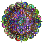 Floral Mandala Line Art Chromatic