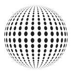 Sphere shape with dots