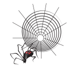 Spider net clip art