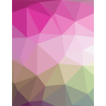 Pink polygonal pattern