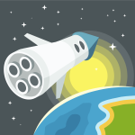 Rocket in space-1695631181