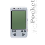 Photorealistic vector image of LCD mobile phone