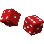 Two red dice-1573819977