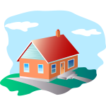 Vector image of house