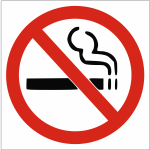 No smoking sign vector image