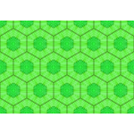 Background hives in green