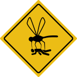 Beware of gnats sign by Rones