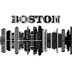 Boston Skyline Typography
