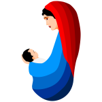 Virgin Mary and the infant Jesus