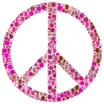 Colorful Circles Peace Sign 11