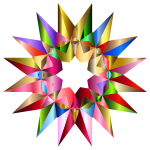 Colorful Geometric Star 5