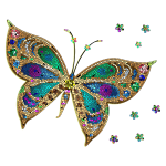 Colorful Tiled Butterfly