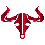 Crimson Bull Icon No Background