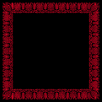 Red and black frame