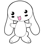 Cute Cartoon Bunny