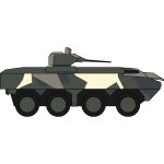 Military vehicle illustration
