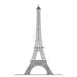 Detailed Eiffel Tower Trace 2
