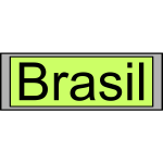 Digital Display with "Brasil" text