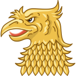 Golden eagle's head