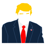 Faceless Trump