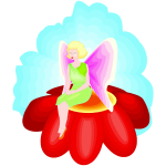 Pixie on a flower
