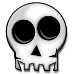 Top half of human skull vector image