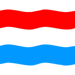 Flag of Luxemburg wave 2016082341