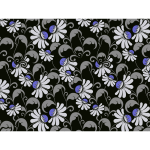 Flourishy Floral Pattern Background